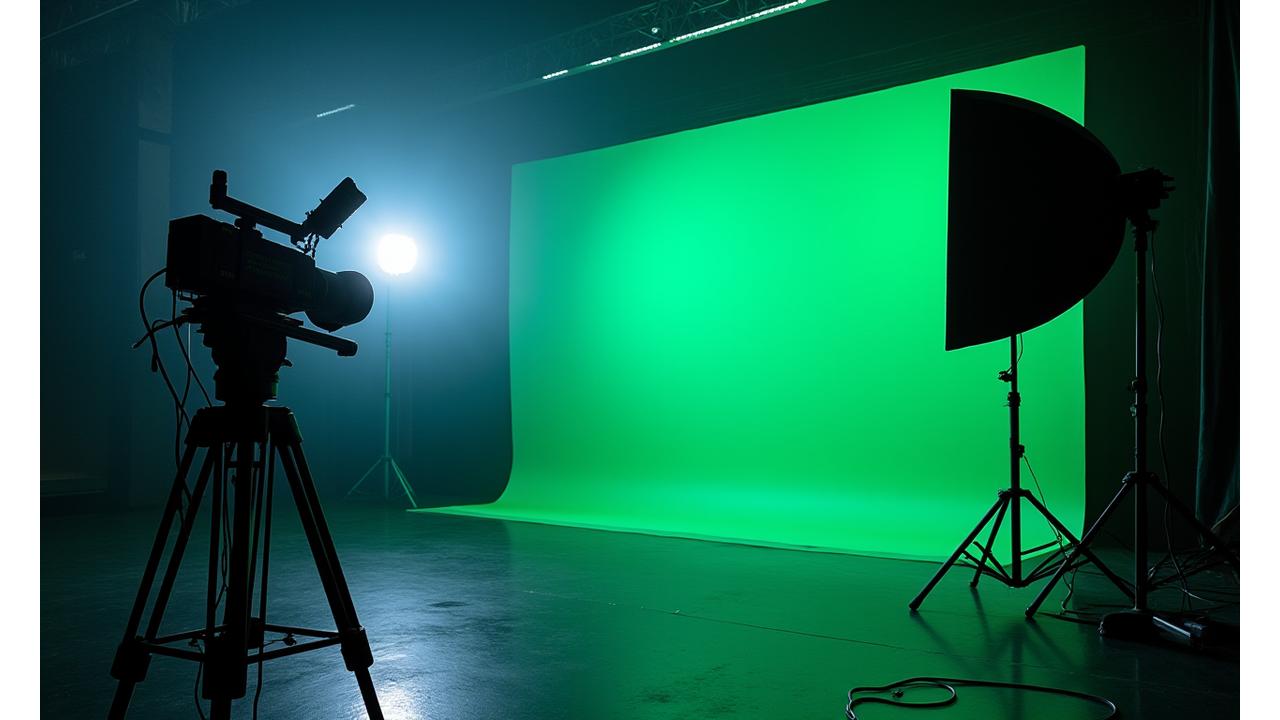 Cinematic effects studio setup